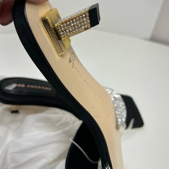 Good American Kickstand Slide Sandal Mules Black
Diamond Size 6.5 NEW - Picture 8 of 11